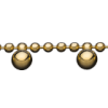 Satellite Bead Chain Золотая, серебряная, бронзовая фурнитура для ювелирных изделий